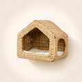 Wall-Mounted Woven Cat Hideaway