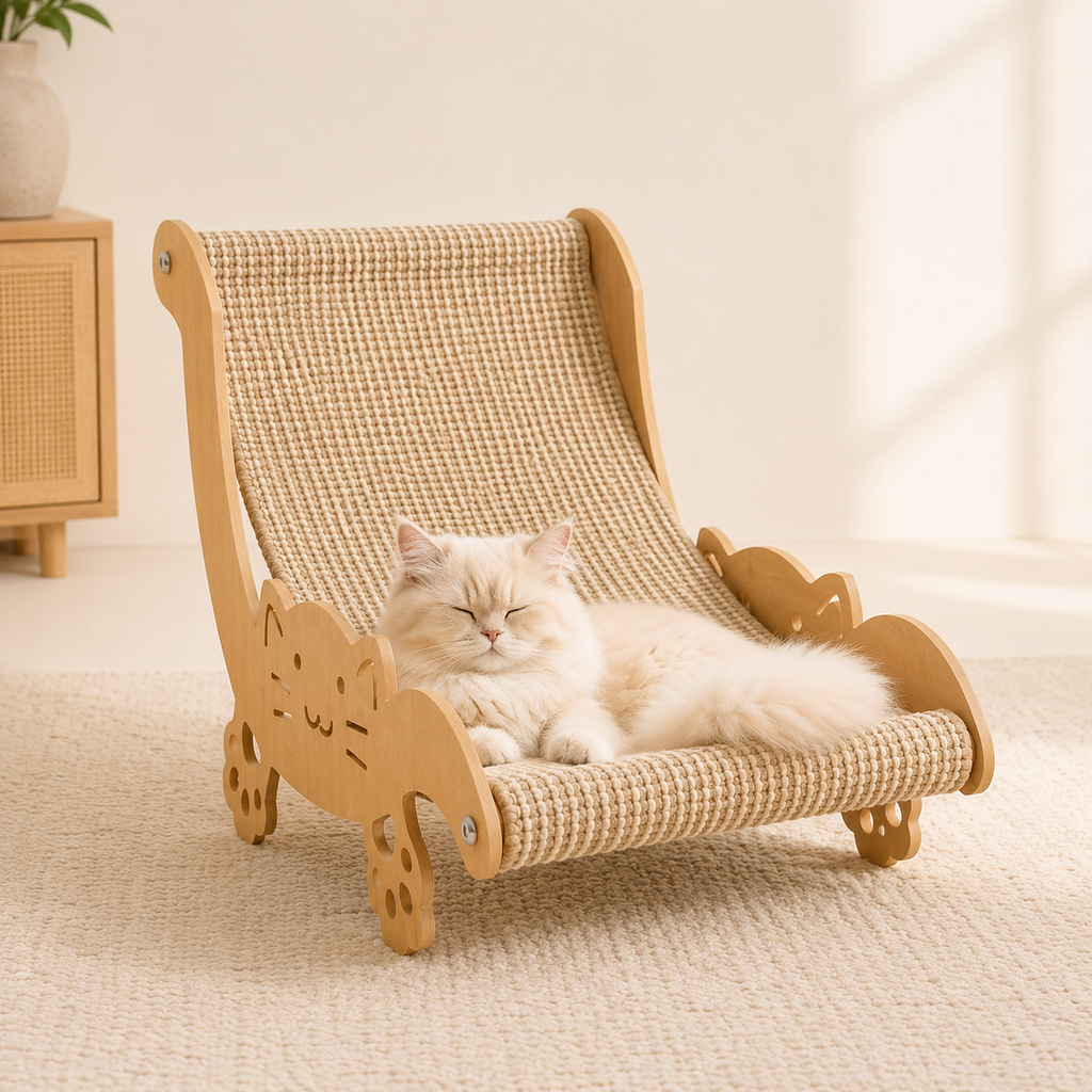 Sisal Cat Recliner Scratching Lounge
