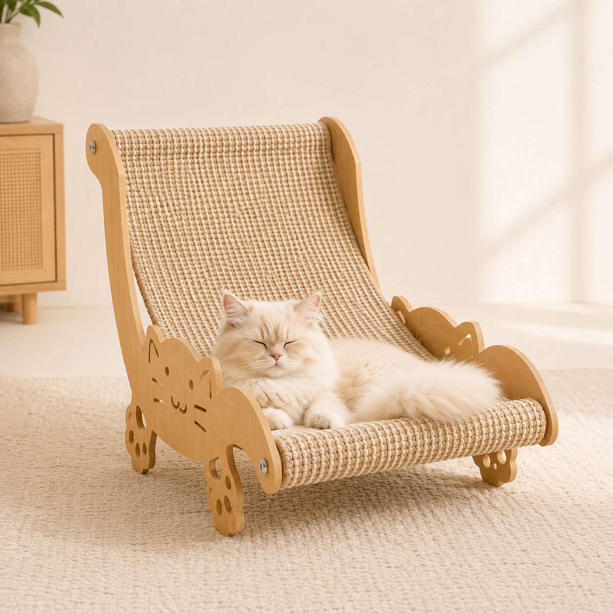 Sisal Cat Recliner Scratching Lounge