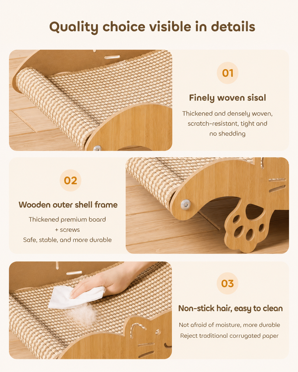 Sisal Cat Recliner Scratching Lounge