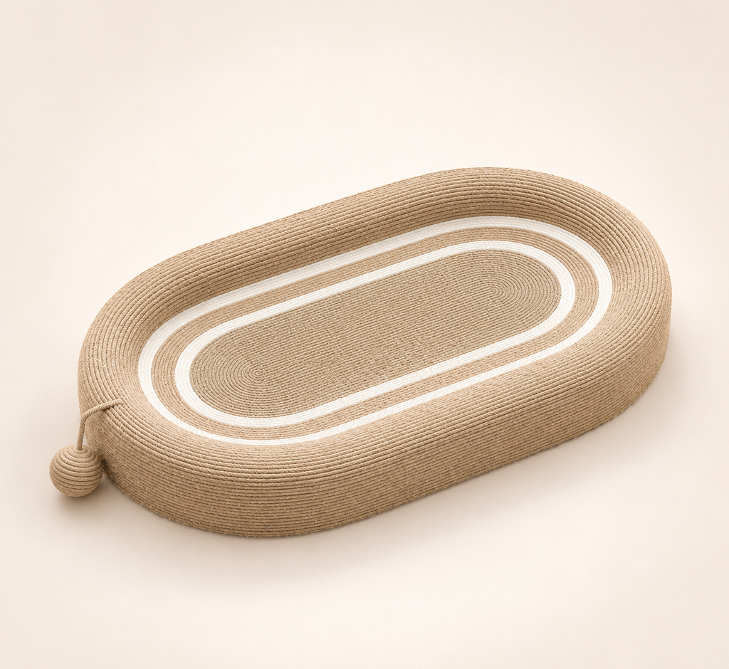Oval Sisal Cat Scratching Lounge