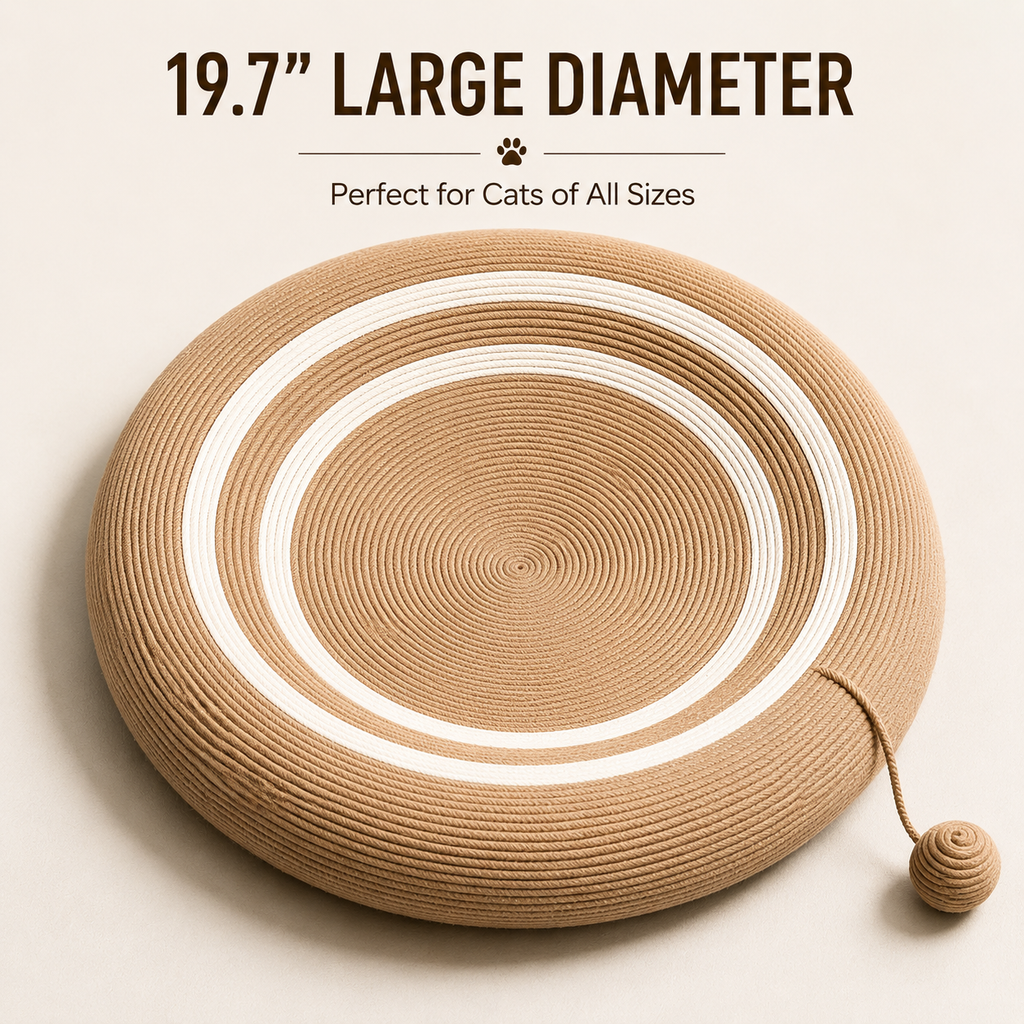 Round Sisal Cat Scratching Lounge