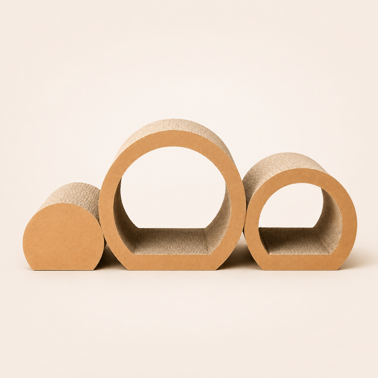 Interactive Cardboard Cat Scratching Tunnel